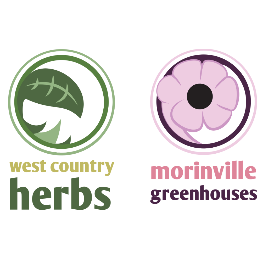 Morinville Greenhouse & West Country Herbs Logos