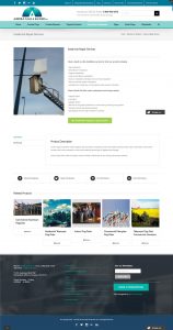 Aurora Flags Printing Website Product