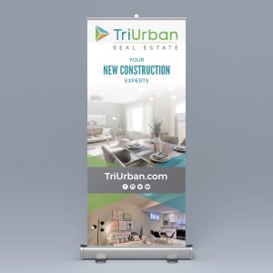 TriUrban Real Estate Roll Up Banner Design